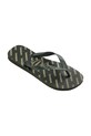 Obuwie Havaianas klapki TOP LOGOMANIA ESSENTIAL BALLET 4149891.4896 zielony
