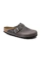 Birkenstock bőr papucs Boston 1013255 szürke SS26