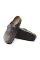 Birkenstock bőr papucs Boston 1013255 szürke