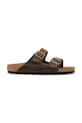 Велурени чехли Birkenstock Arizona кафяв 1030677.N