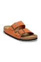 Birkenstock klapki zamszowe Arizona 1031123 pomarańczowy SS26