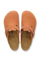 Birkenstock papucs velúrból Boston narancssárga 1031172