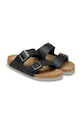 Obuwie Birkenstock klapki skórzane Arizona 1032018 czarny