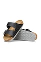Birkenstock klapki skórzane Arizona czarny 1032018