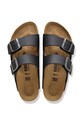 Birkenstock klapki skórzane Arizona 1032018 czarny