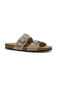 Geox klapki zamszowe U SANDAL GHITA U159VB00032C1018 brązowy SS26