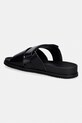 Scarpe BOSS Ciabatte slide da uomo in pelle Hedrik 50563153.001 nero