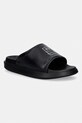 Y-3 SLIDE ciabatte slide da uomo in pelle nero KI4033
