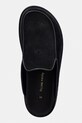 Filling Pieces Clog Suede klapki mules męskie zamszowe czarny 112613332214.130