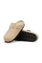 Birkenstock klapki zamszowe Boston EXQ LEVE 1031466 beżowy