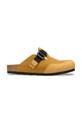 Birkenstock Boston Nova 2.0 LEVE klapki z zakrytymi palcami męskie zamszowe brązowy 1031367