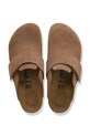 Birkenstock klapki zamszowe Loma brązowy 1032028