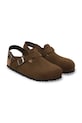 Obuwie Birkenstock klapki zamszowe Tokio 1032024 brązowy