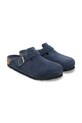 Obuwie Birkenstock klapki zamszowe Boston 1030837 granatowy