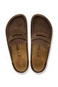 Birkenstock mokasyny zamszowe Naples brązowy 1031605