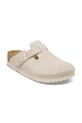 Birkenstock klapki zamszowe Boston 1031623 beżowy SS26