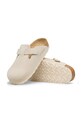 Birkenstock klapki zamszowe Boston 1031623 beżowy