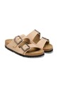 Scarpe Birkenstock ciabatte slide in nubuck Arizona 1031627 beige