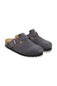 Încălțăminte Birkenstock papuci din piele Boston 1031676.N gri
