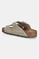Obuwie Birkenstock klapki zamszowe Arizona 1031998 zielony