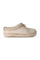 UGG W Tasman Albite ciabatte in pelle beige 1175271.JSM