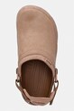 Crocs klapki Classic Crafted Vegan Suede Cg brązowy 211930.2JJ