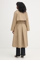 Odzież Weekend Max Mara trencz damski z bawełną GIUNCHI 2615021011600 beżowy