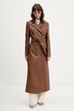 Bardot płaszcz 59899JB5 brązowy SS26
