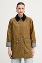 Barbour kurtka bawełniana Wren nieocieplane zielony LWX1534