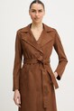 Twinset trencz brązowy 261AP2330