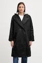 Sisley płaszcz pozostałe czarny 2LZLLN06P
