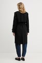 Odzież Sisley trencz damski 2RRMLN06U czarny
