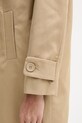 United Colors of Benetton παλτό γυναικείο με βαμβάκι 2X2LDN098 μπεζ