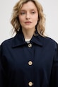 United Colors of Benetton trencz damski bawełniany granatowy 2LGRDN09I