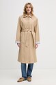 United Colors of Benetton trencz damski bawełniany beżowy 2LGRDN09I