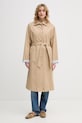 United Colors of Benetton trencz damski bawełniany beżowy 2LGRDN09I