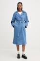 Marc O'Polo płaszcz damski jeansowy niebieski 5000009630
