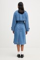 Odzież Marc O'Polo płaszcz damski jeansowy 5000009630 niebieski