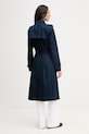 Abbigliamento Tommy Hilfiger cappotto trench da donna in cotone WW0WW48873 blu navy