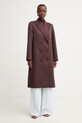 MAX&Co. palton MCOCINEMA cu captuseala burgundia 2616011012200