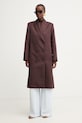 Max&Co. dámský kabát MCOCINEMA 2616011012200 burgundské SS26
