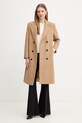 MAX&Co. płaszcz z dodatkiem wełny MCORIDENTE 2616011041200 beżowy SS26