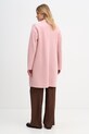 Odzież OUI płaszcz damski wełniany 79918. różowy