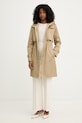 Morgan parka damska z bawełną GIFRAY beżowy SS26