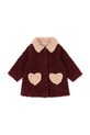 Konges Sløjd płaszcz dziecięcy CALIN COAT GRS KS104242.PreSpring brązowy SS26
