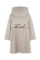 DÍVKA Dětský kabát Karl Lagerfeld Z31126.156.162 béžová