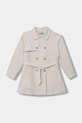 United Colors of Benetton trench per bambini beige 23JACN075.G.Stagionale