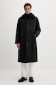 AllSaints płaszcz nieocieplane czarny M050OD