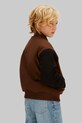 Calvin Klein Jeans kurtka bomber dziecięca IB0IB02629.128.176.PPY2 brązowy SS26