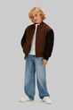 Chłopiec Calvin Klein Jeans kurtka bomber dziecięca IB0IB02629.128.176.PPY2 brązowy